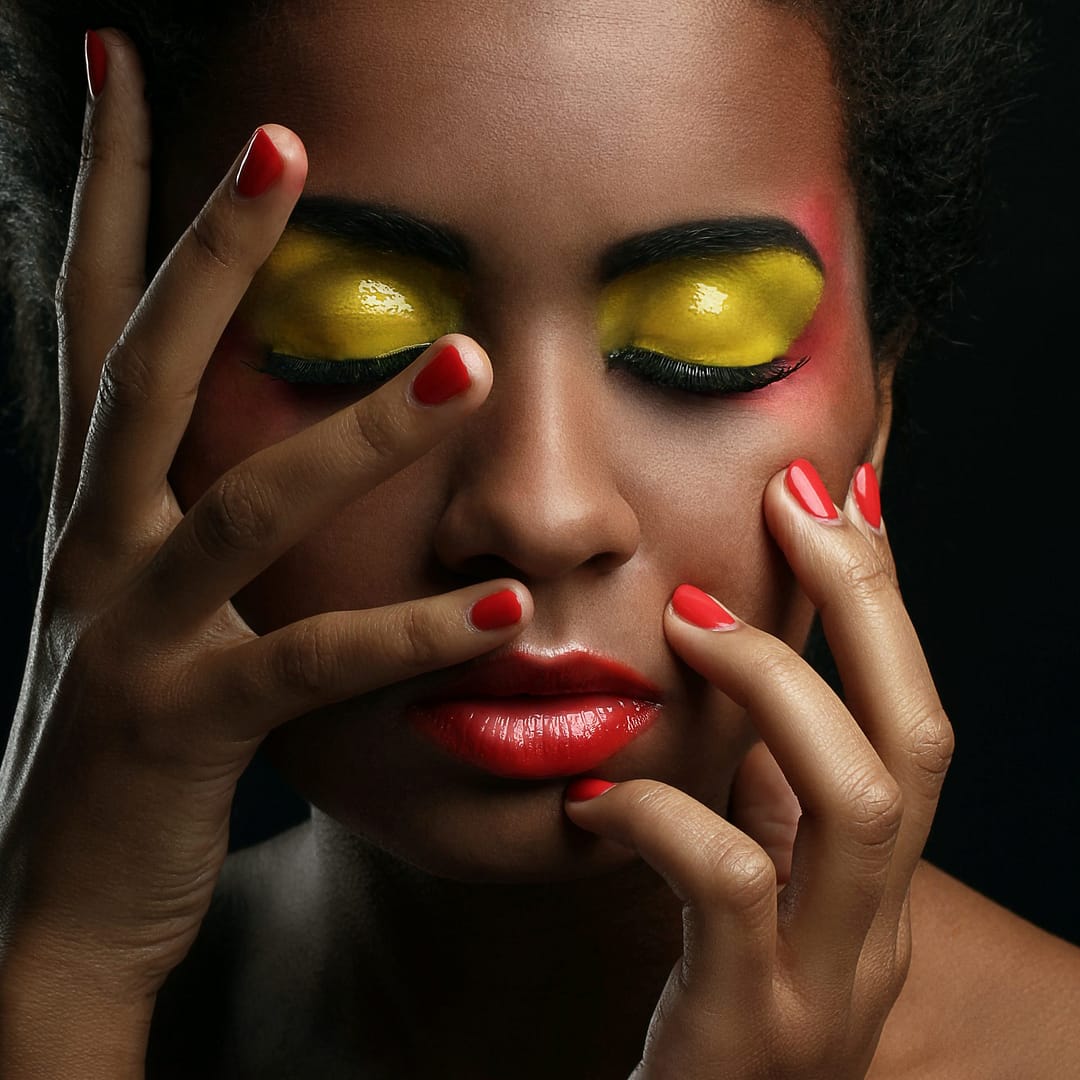 The Bold and Beautiful World of African Women's Colorful Makeup